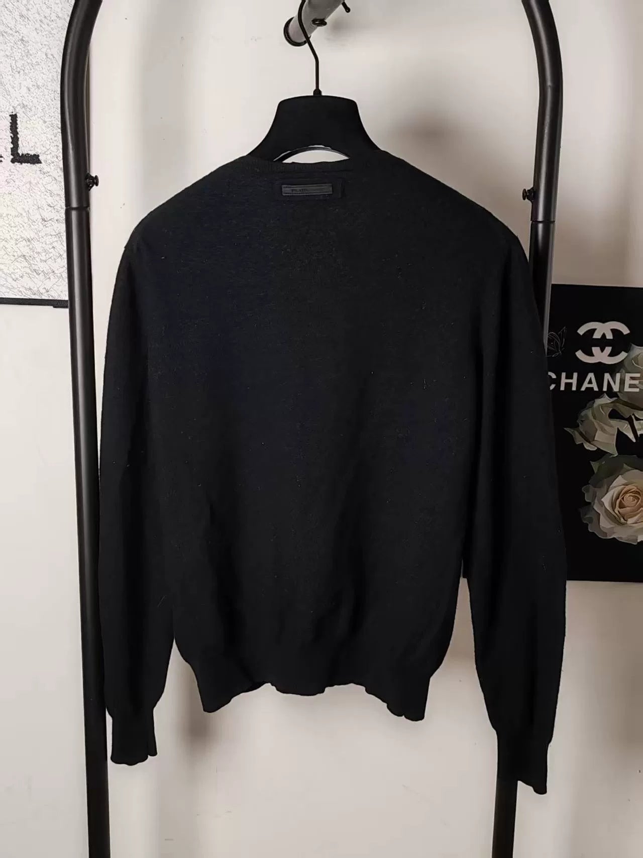 Prada Black Knit Sweater Genuine Item