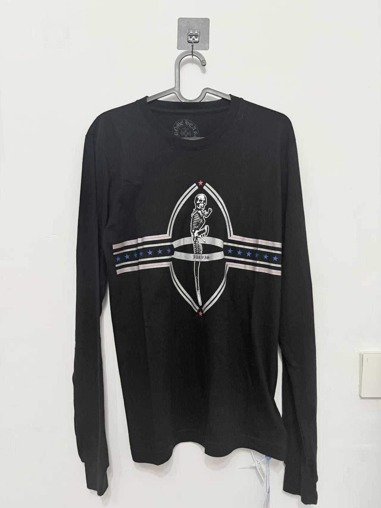 Chrome Hearts Foti Skull Horseshoe Print Tee