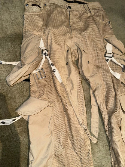 dolce&gabbana cargo pants distressed design