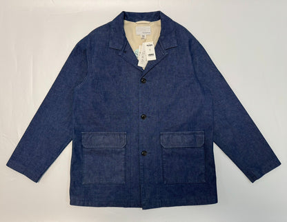 nanamica indigo oversized jacket