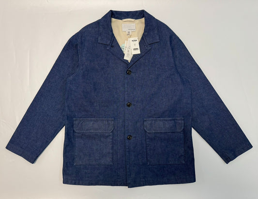 nanamica indigo oversized jacket