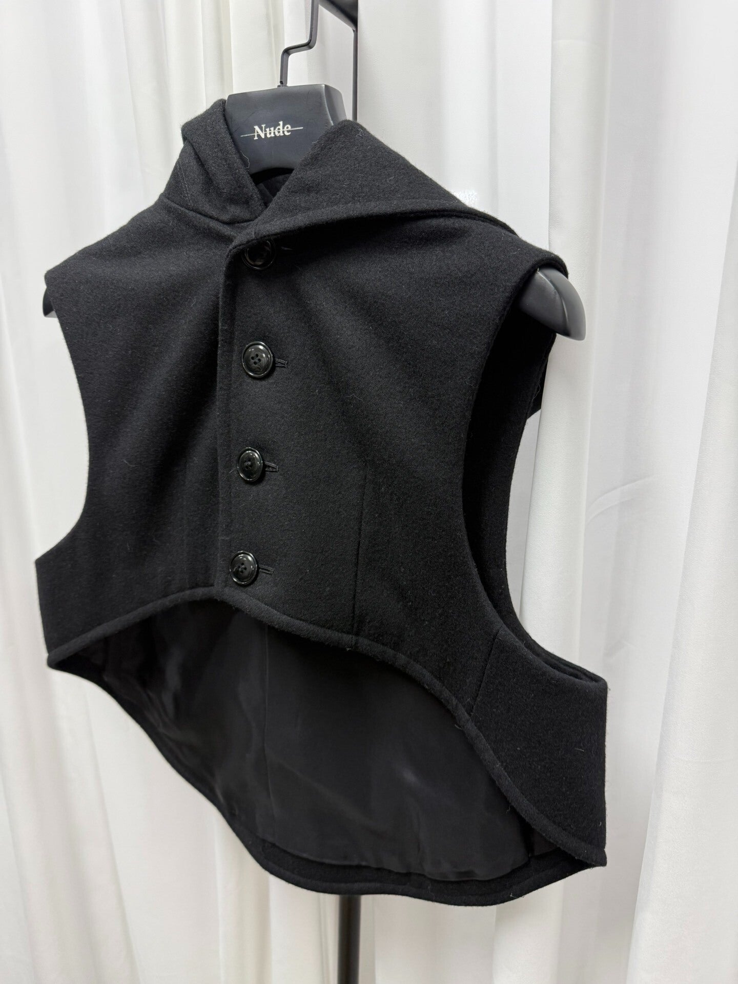 Yohji Yamamoto Wool Zip Vest