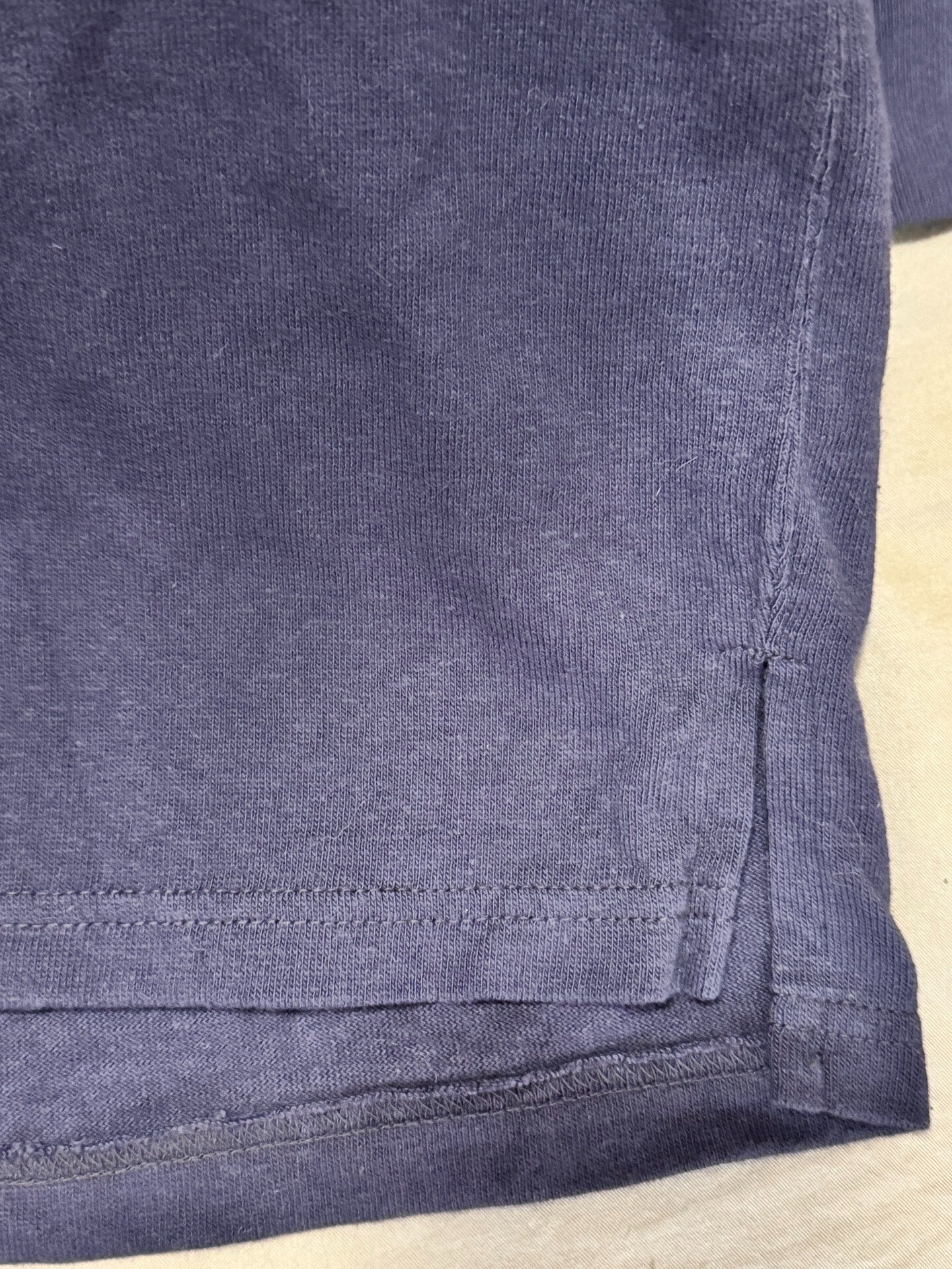 Vintage Navy Blue Long Sleeve T-Shirt