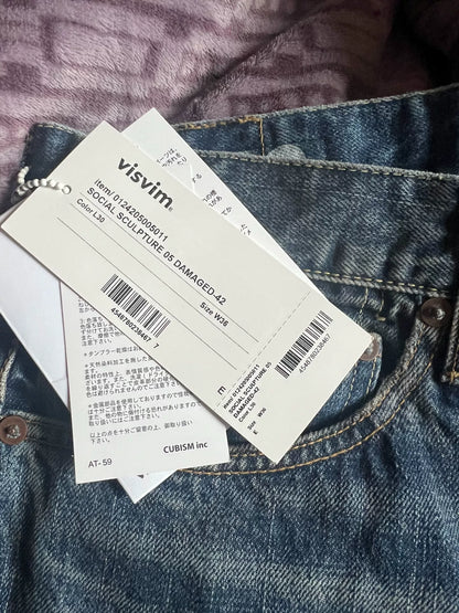 Visvim Social Sculpture 05 Damaged Jeans