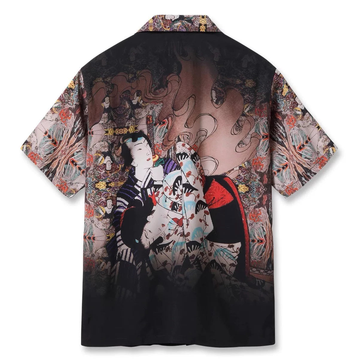 SUN SURF x Tsukioka Yoshitoshi Rayon Hawaiian Shirt