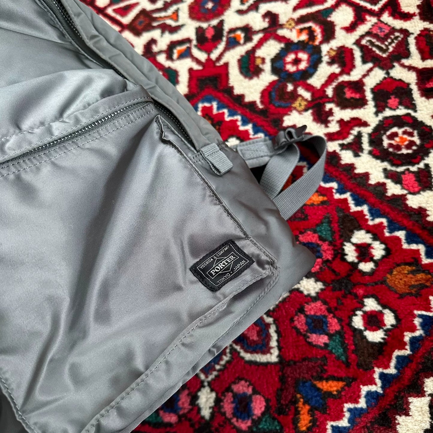 porter tanker daypack backpack in gray
