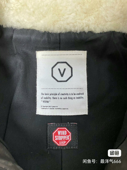 visvim kautokeino lambskin jacket with shearling