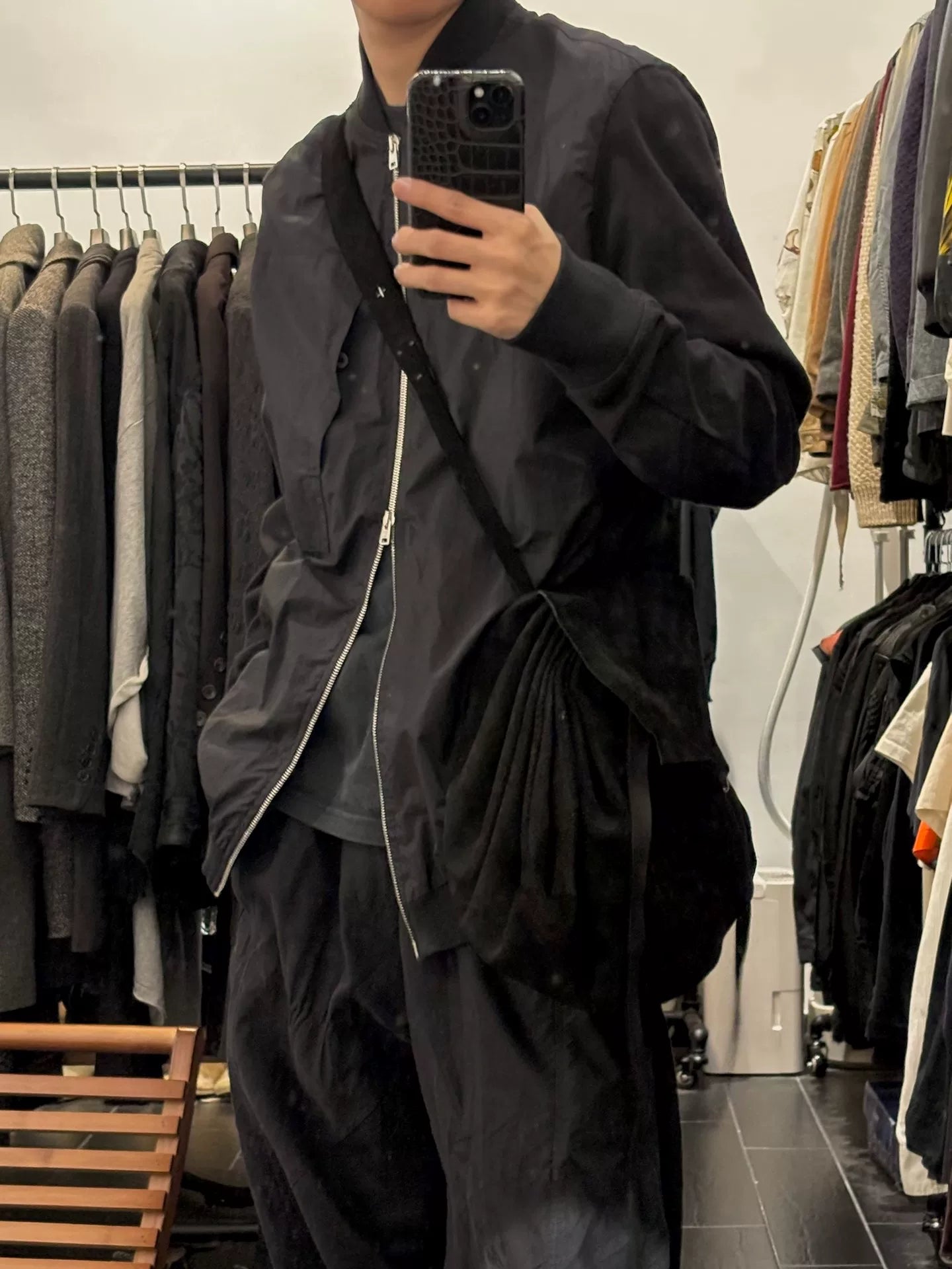 Lost&Found Double Zipper Pilot Jacket