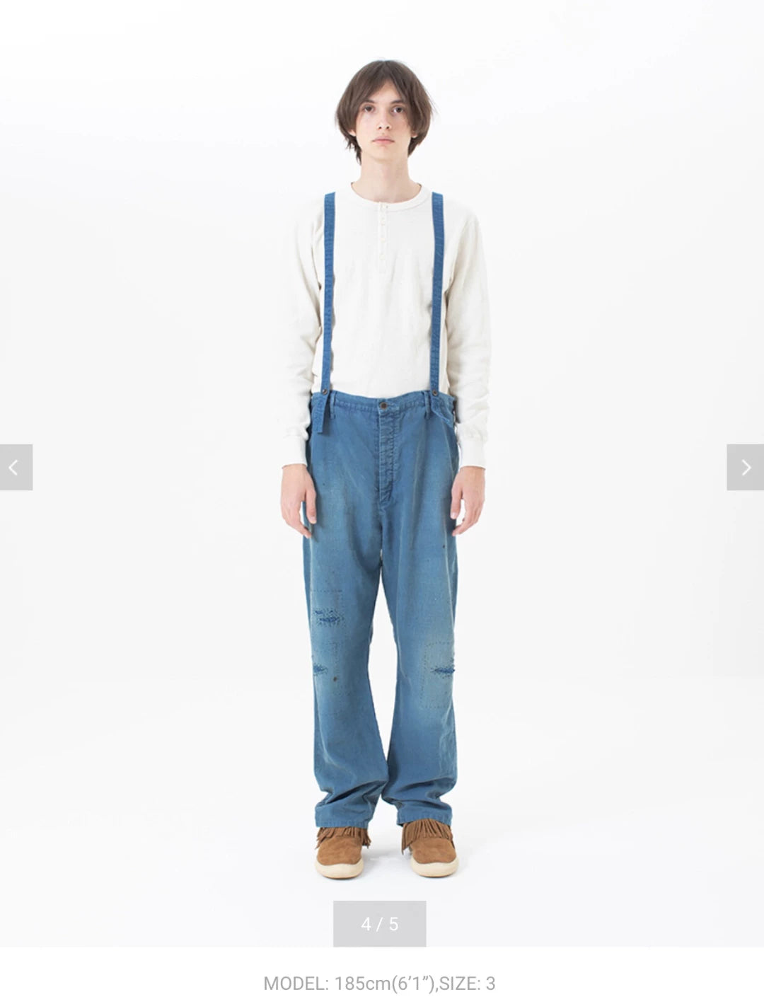 Visvim Travailer Braces Pants Linen