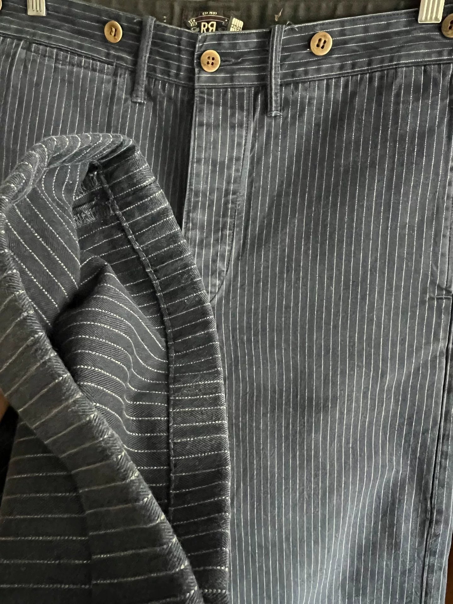 RRL Double RL Striped Casual Pants