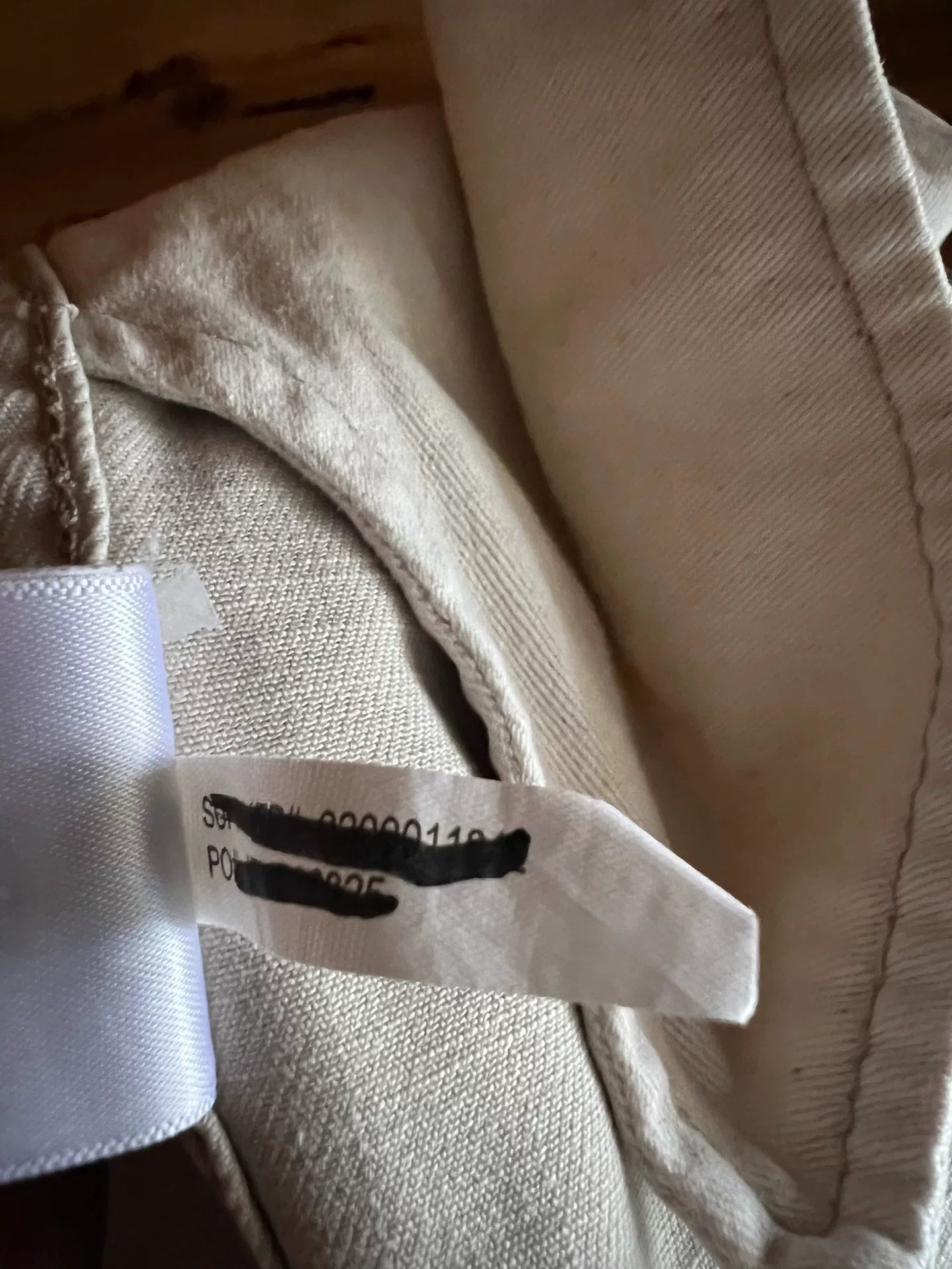 RRL Double RL Gray White Denim Pants