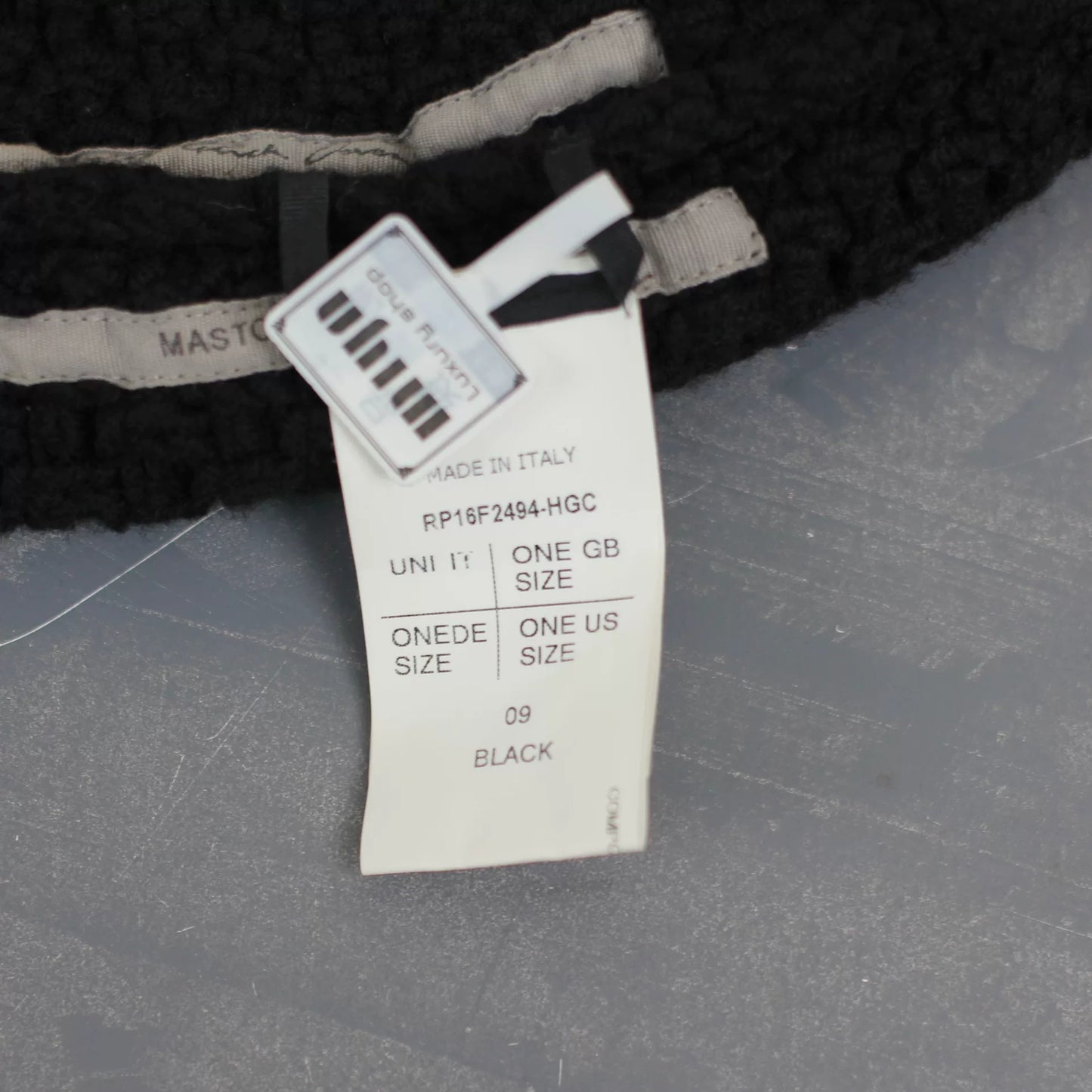 rick owens uncommon wool beanie hat