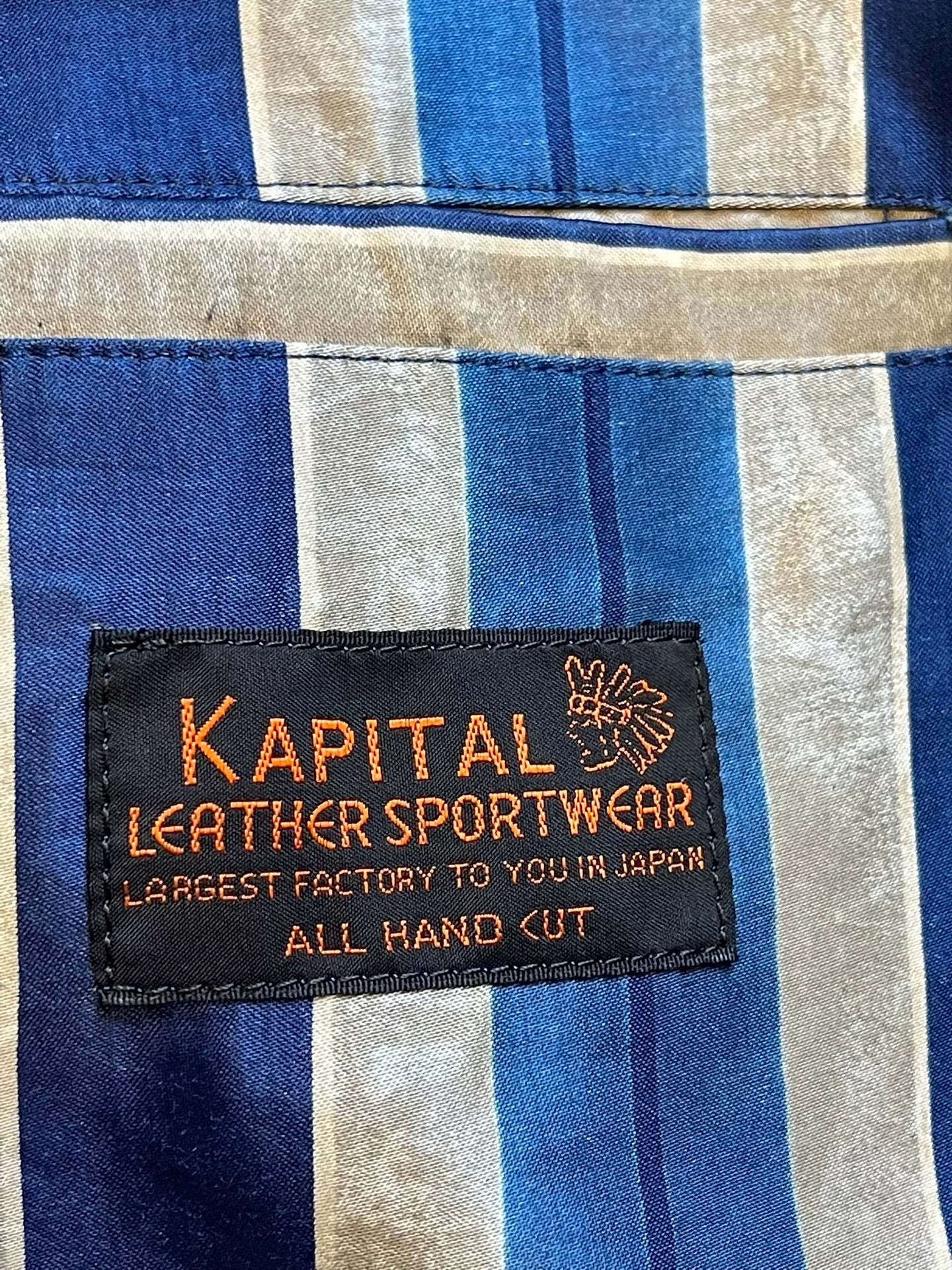 KAPITAL Suede Leather Pilot Jacket