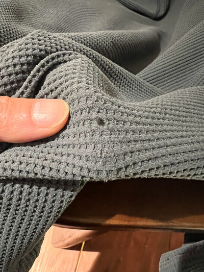 nhoolywood crewneck long sleeve waffle t-shirt