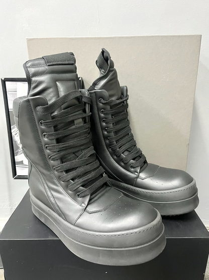 Rick Owens Mega High-Top Platform Sneakers