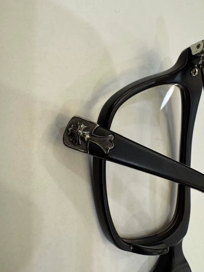 Chrome Hearts Cross Design Glasses