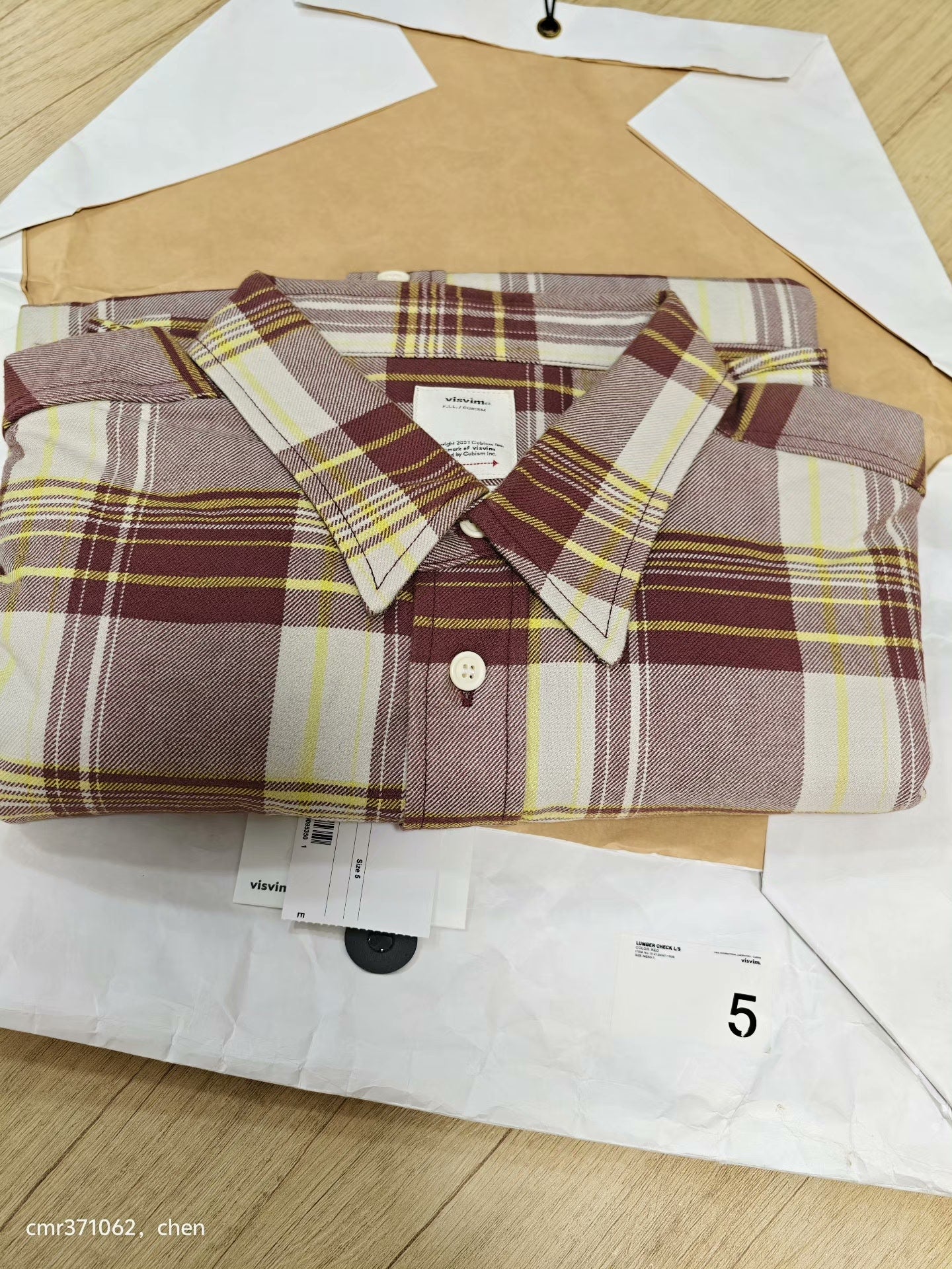 visvim 21AW Lumber Check L/S