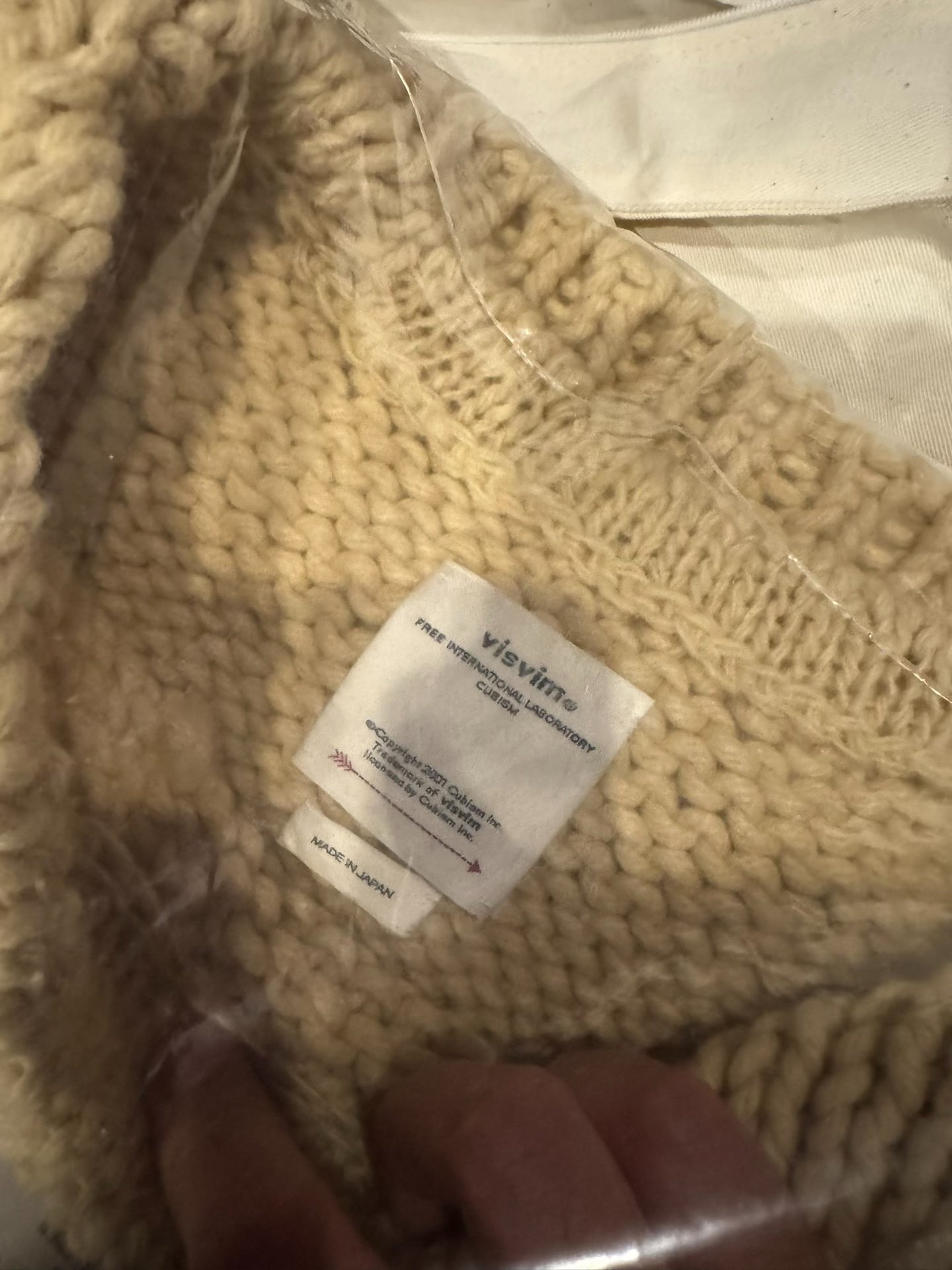 VISVIM 22AW Amplus Boatneck Hand Knit Sweater