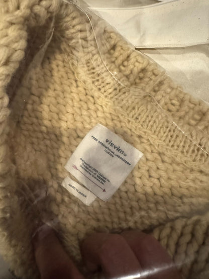 VISVIM 22AW Amplus Boatneck Hand Knit Sweater