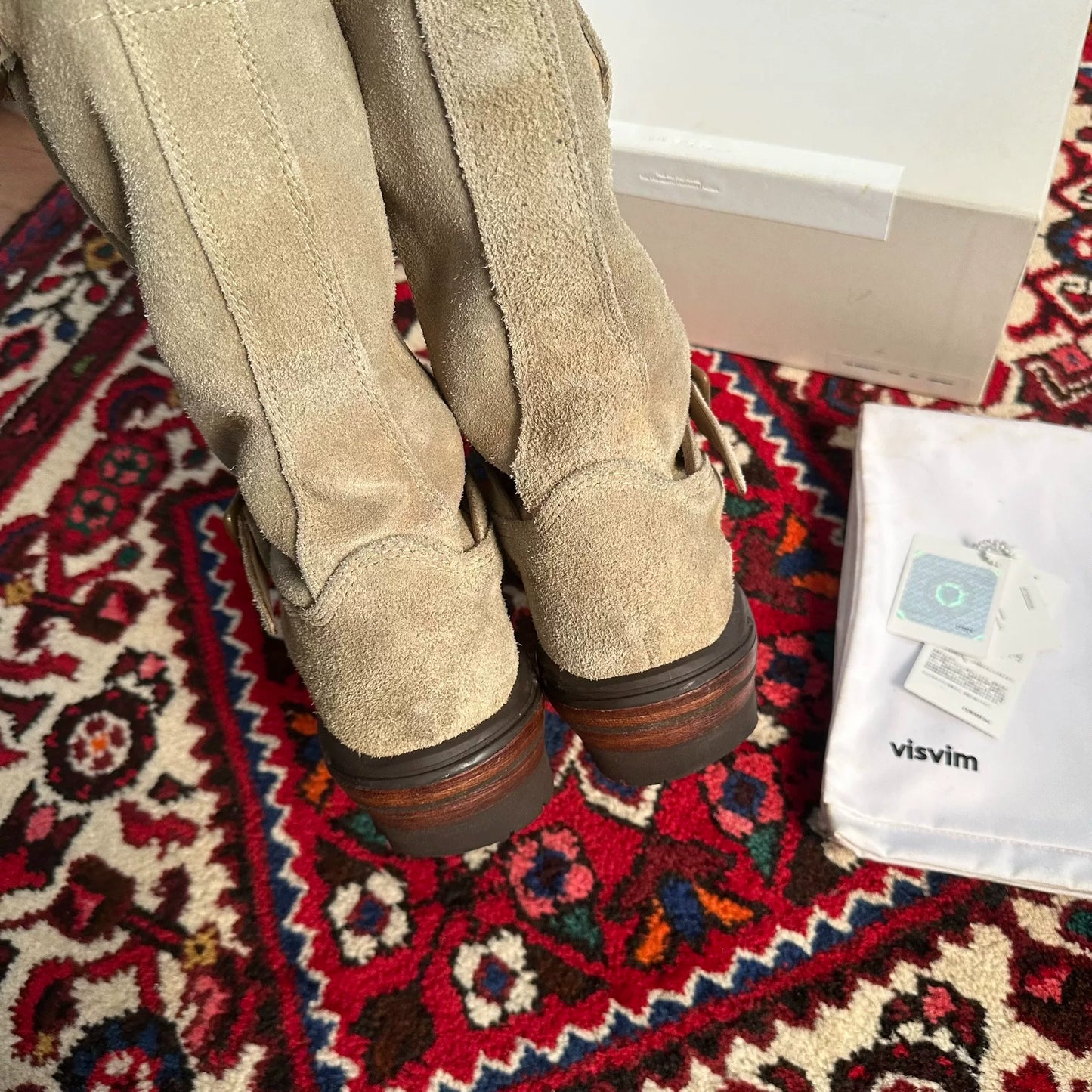 visvim boots in size 8.5
