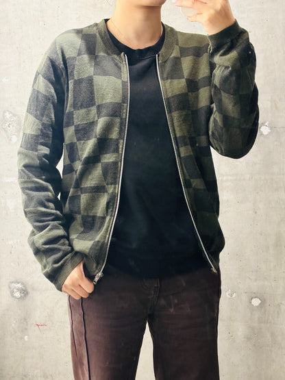 Comme Des Garcons Wool Check Jacket