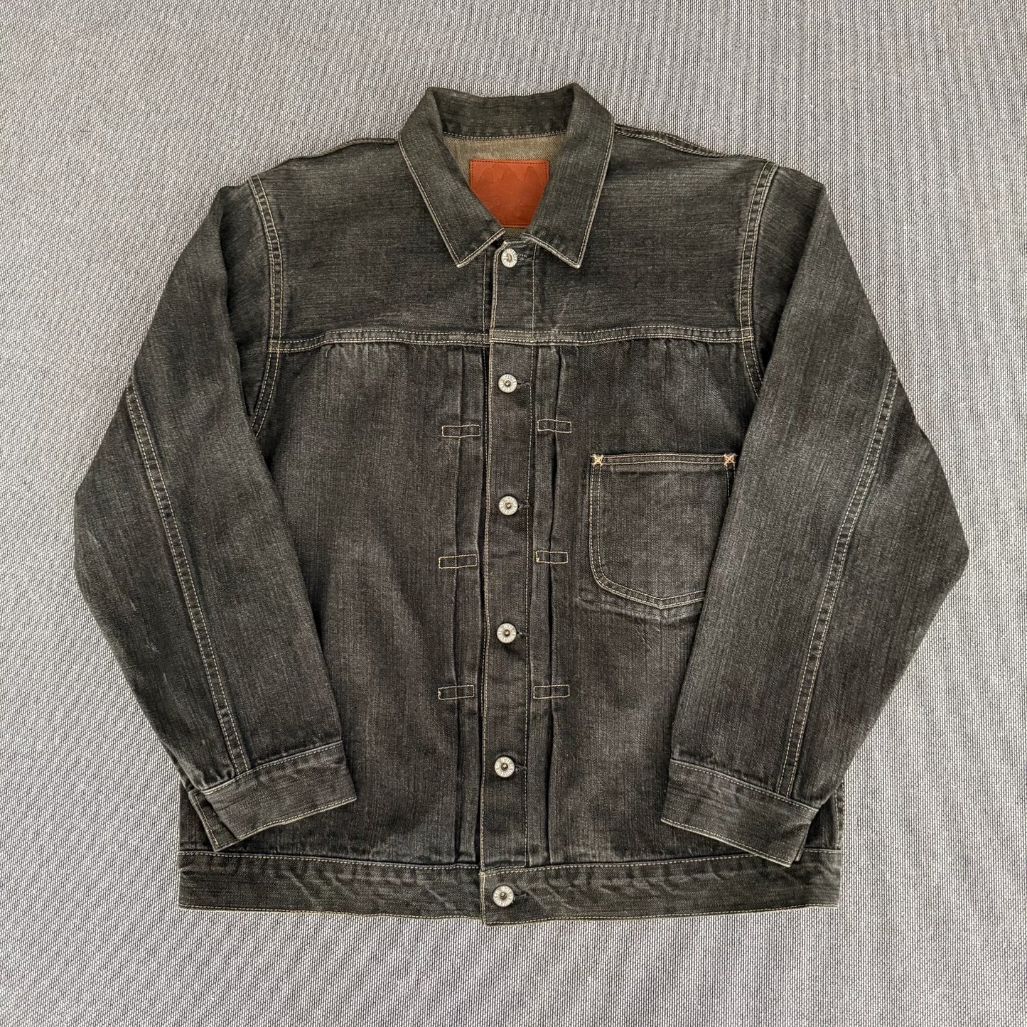 black washed denim jacket by tenderloin k-7
