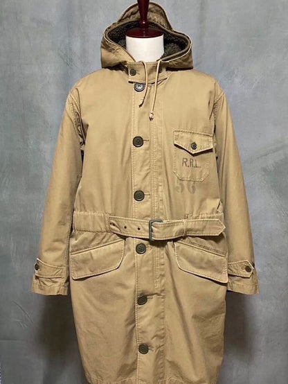 1940s Military Deck Coat Jacket Parka