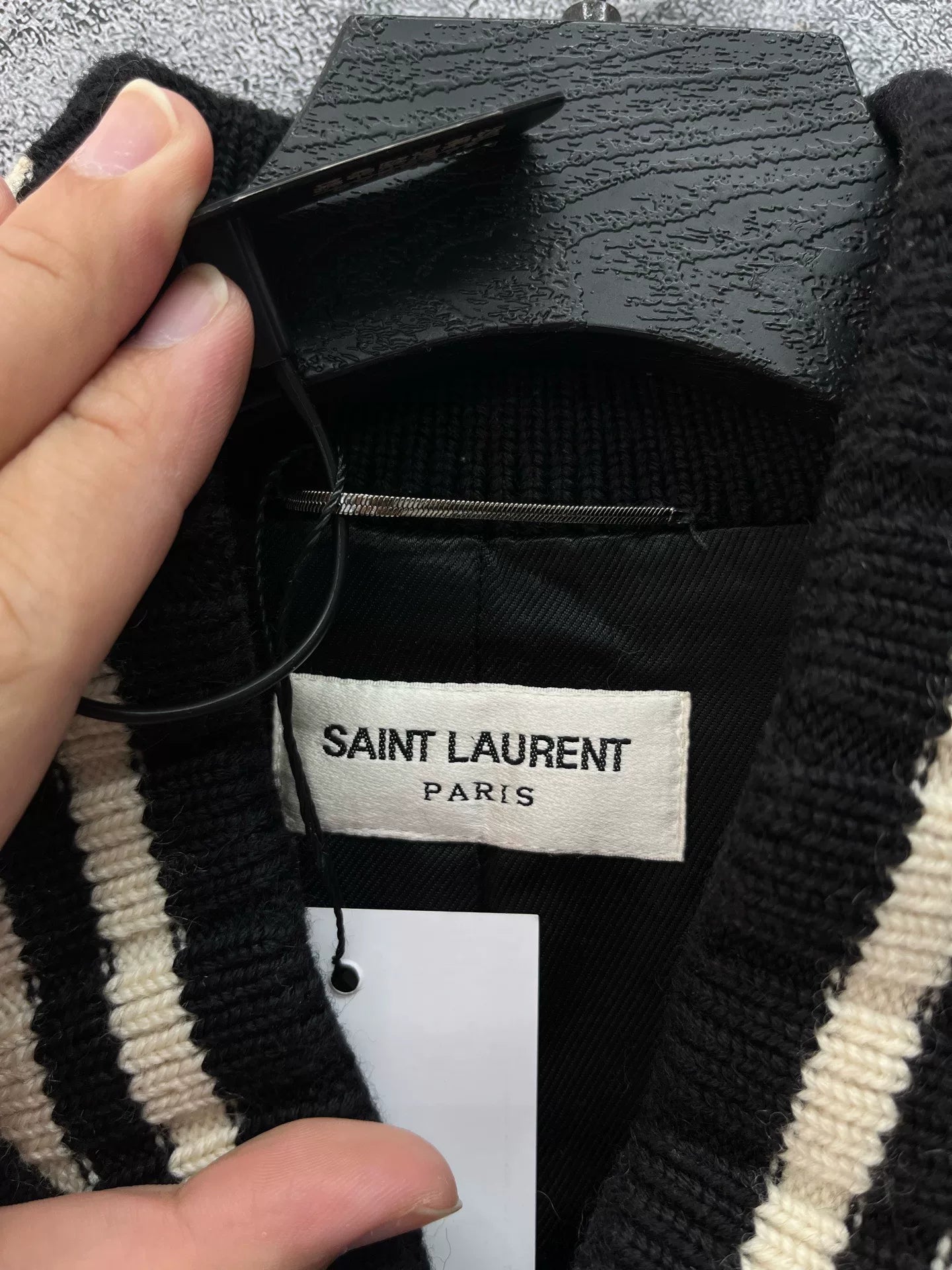 Saint Laurent Embroidered Baseball Jacket