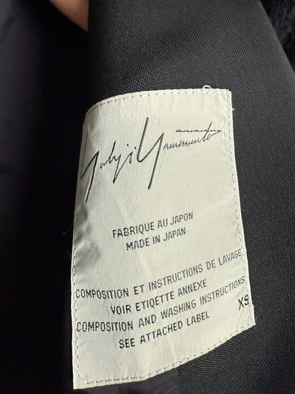 yohji yamamoto deconstructed wool suit jacket