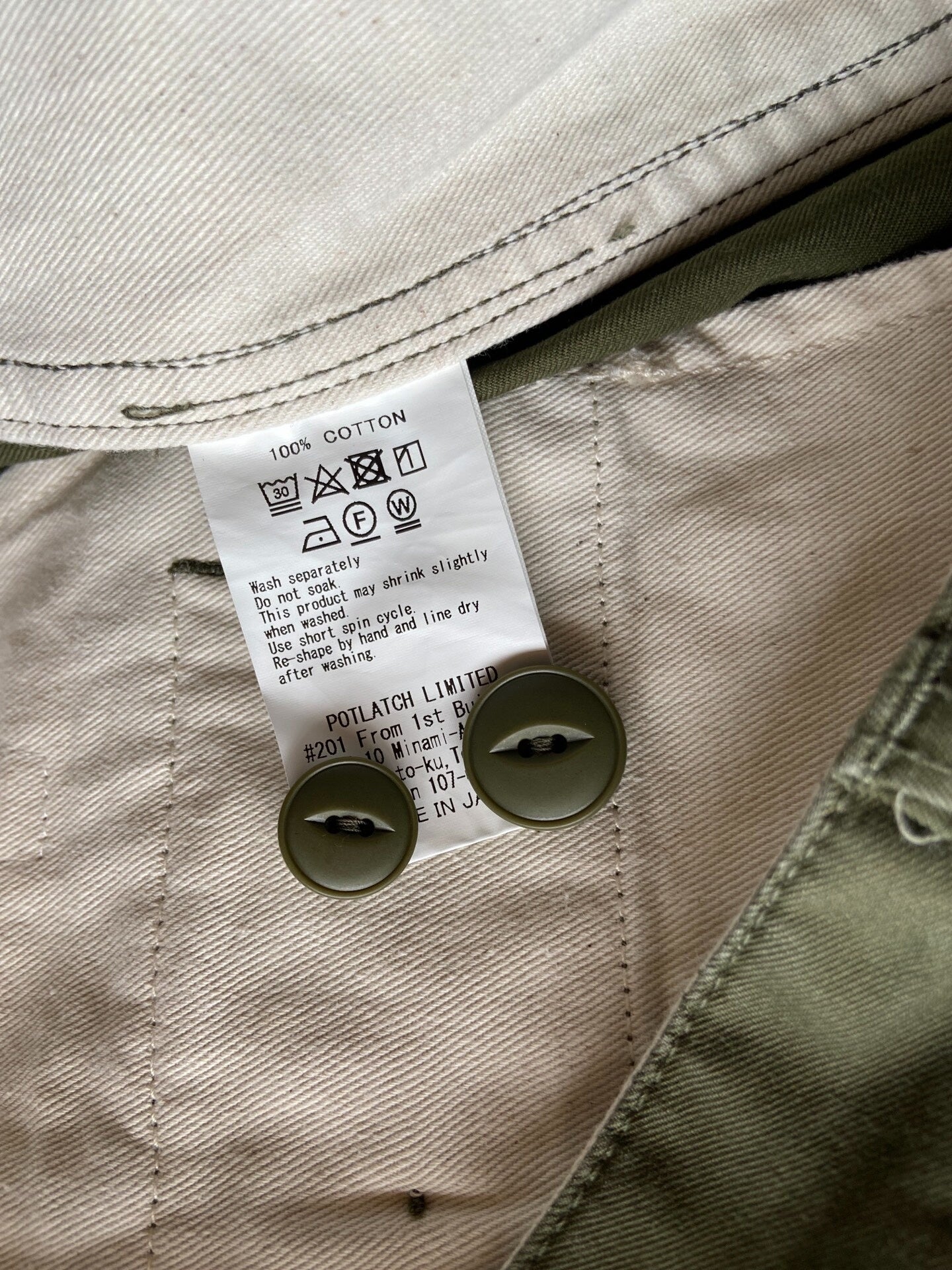 cavempt split color chino shorts