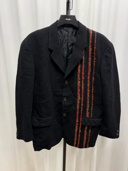 yohji yamamoto men's LQMEN jacket with stripes