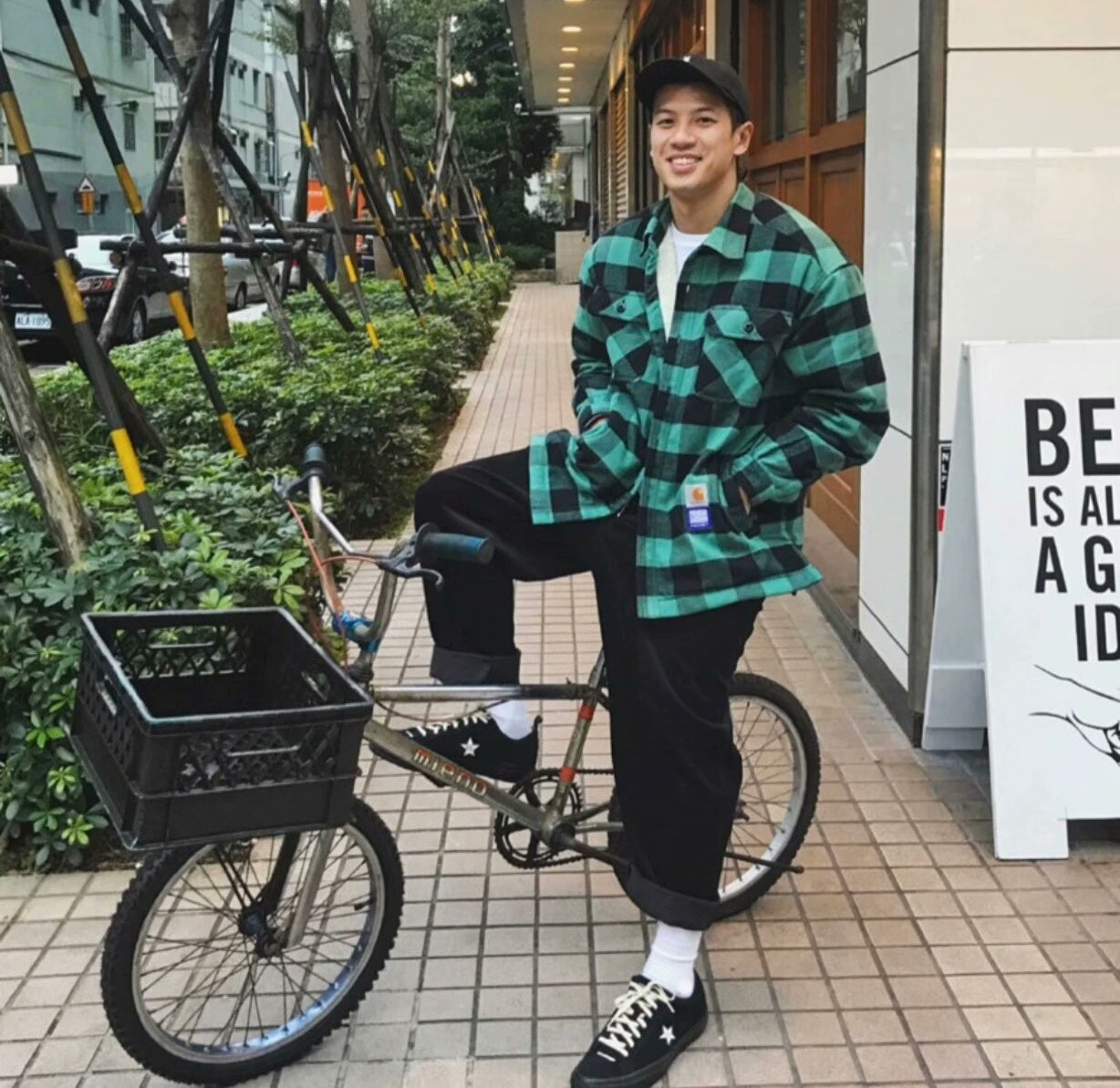 carhartt wip paccbest flannel shirt jacket