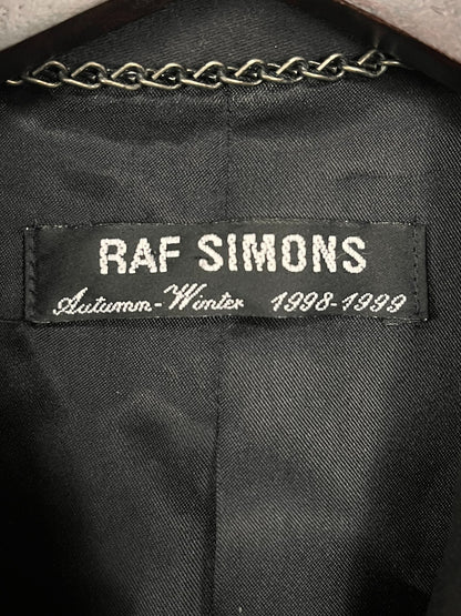 raf simons 98aw 1998-1999 black coat