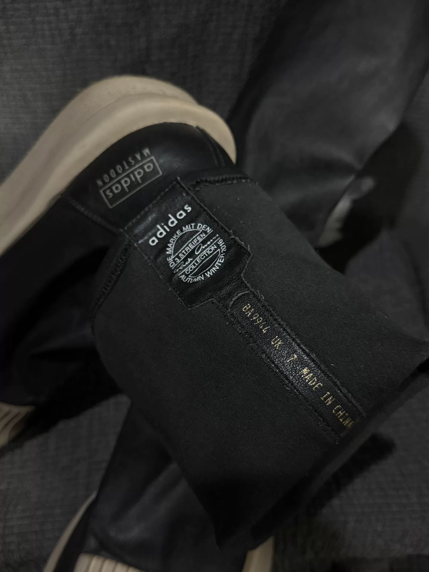 Rick Owens x Adidas High-Top Shell-Toe Boots