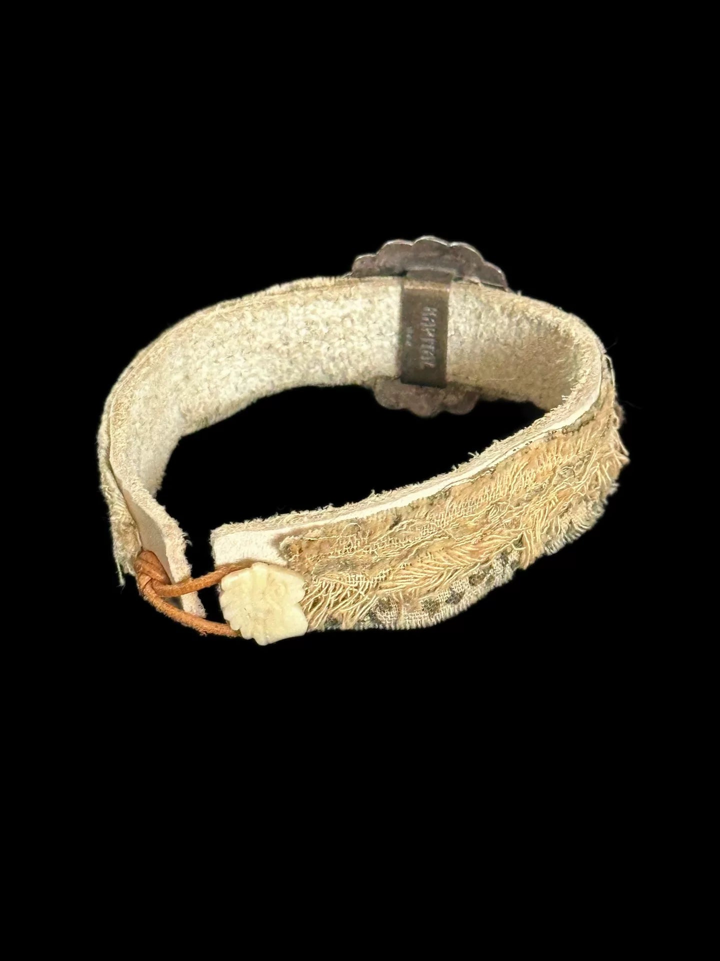 Kapital Leather Buckle Bracelet