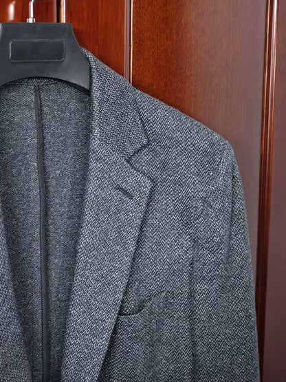 Agnes b Wool Blend Casual Blazer