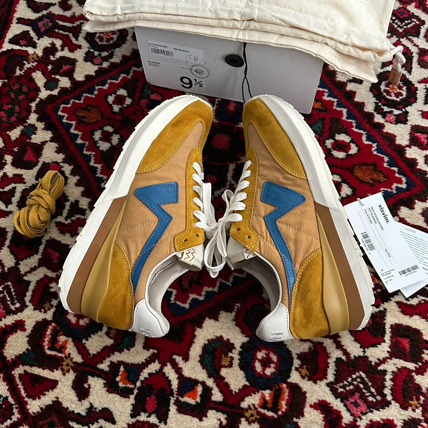 Visvim FKT Runner Sneakers Size 9.5