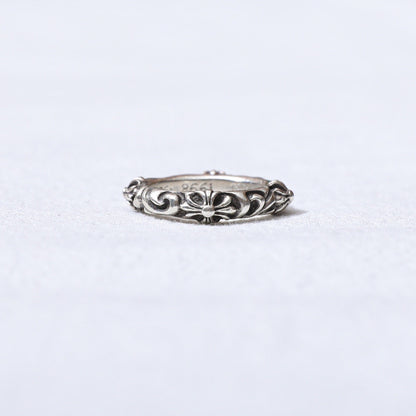 Chrome Hearts 925 Silver Cross Ring