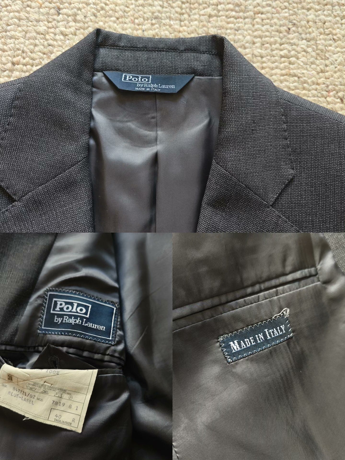Polo Ralph Lauren Wool Suit Jacket