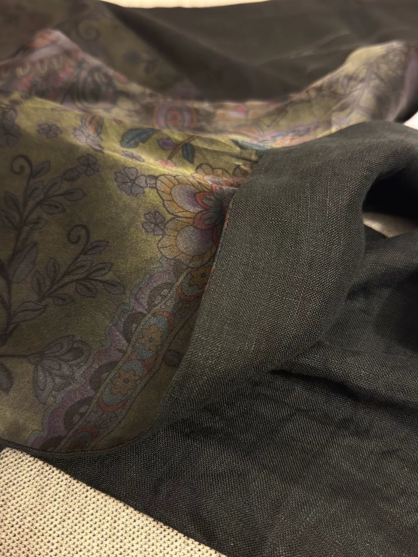 Geoffrey B. Small GBS Paisley Silk Scarf