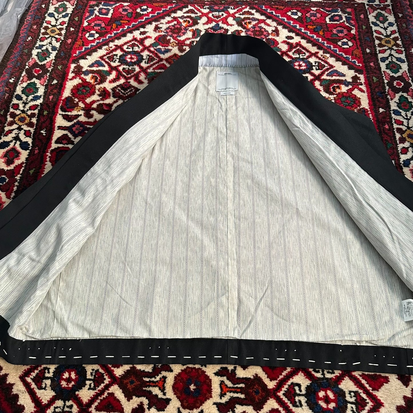 visvim sanjuro jacket wool black