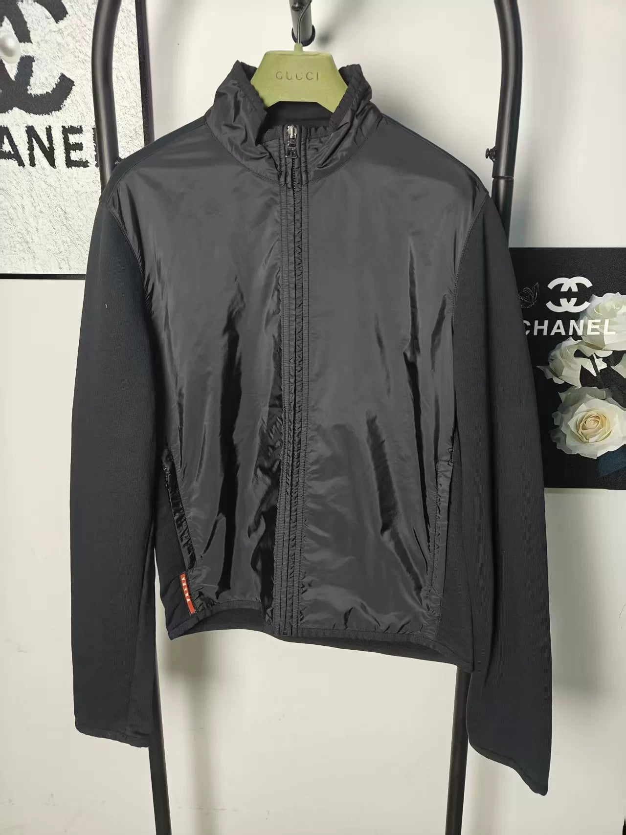 Prada Nylon Zip Jacket for Sale