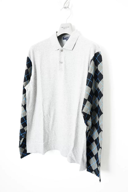 Comme des Garçons Patchwork Sleeve Long-Sleeve Top