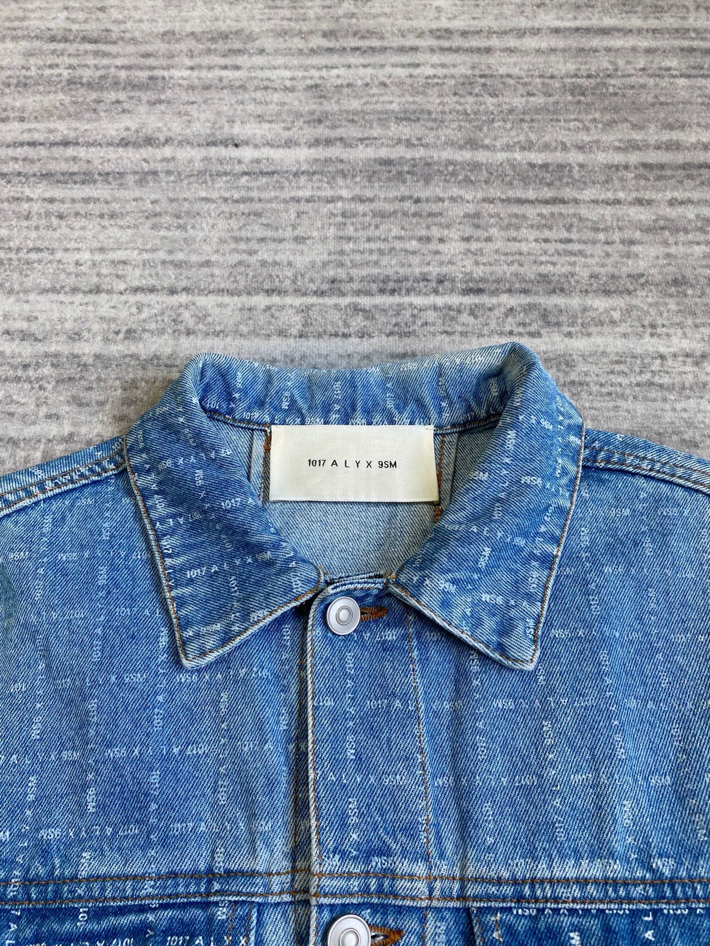 full print denim jacket by 1017 alyx 9SM