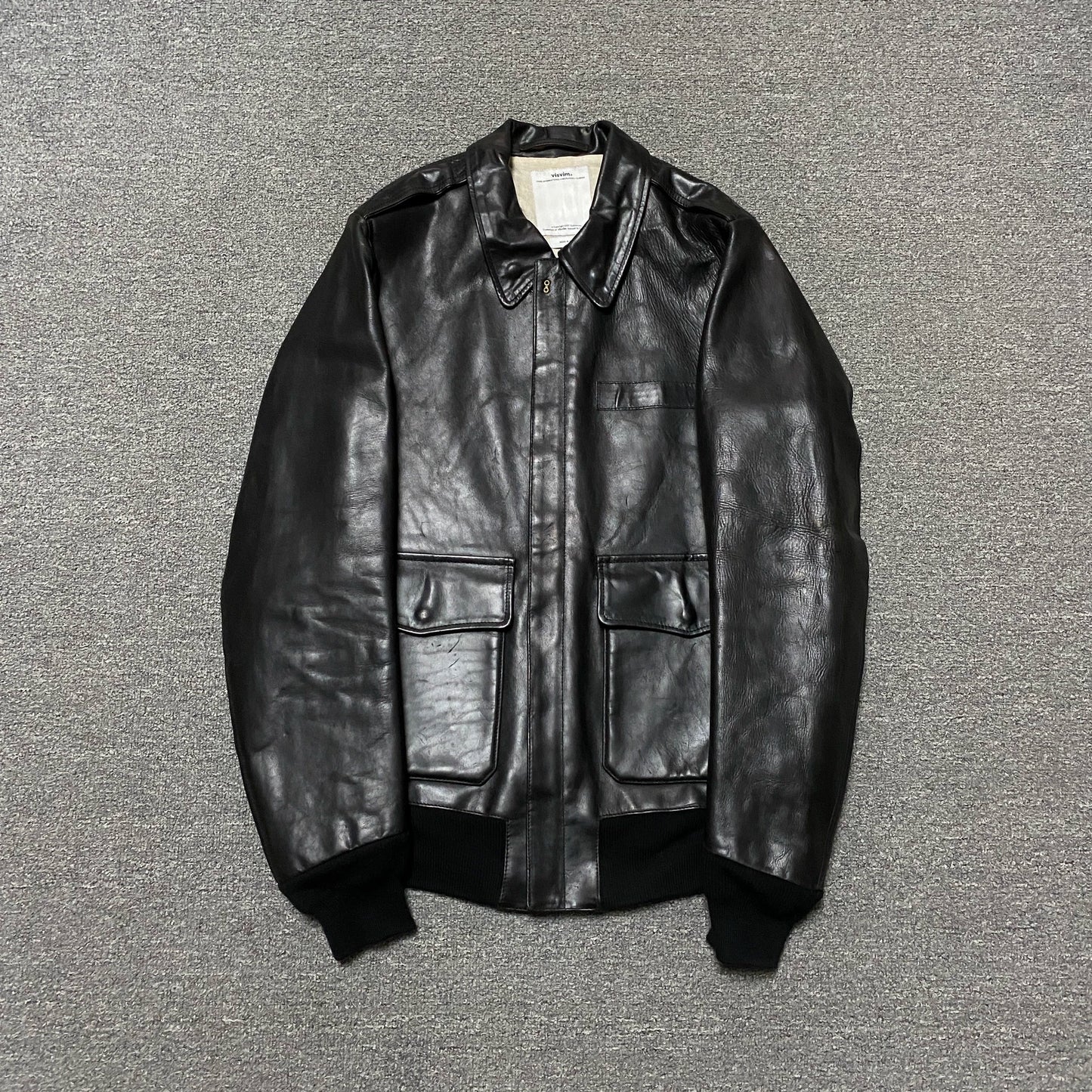 Visvim 12-13FW Elmendorf A2 Leather Jacket