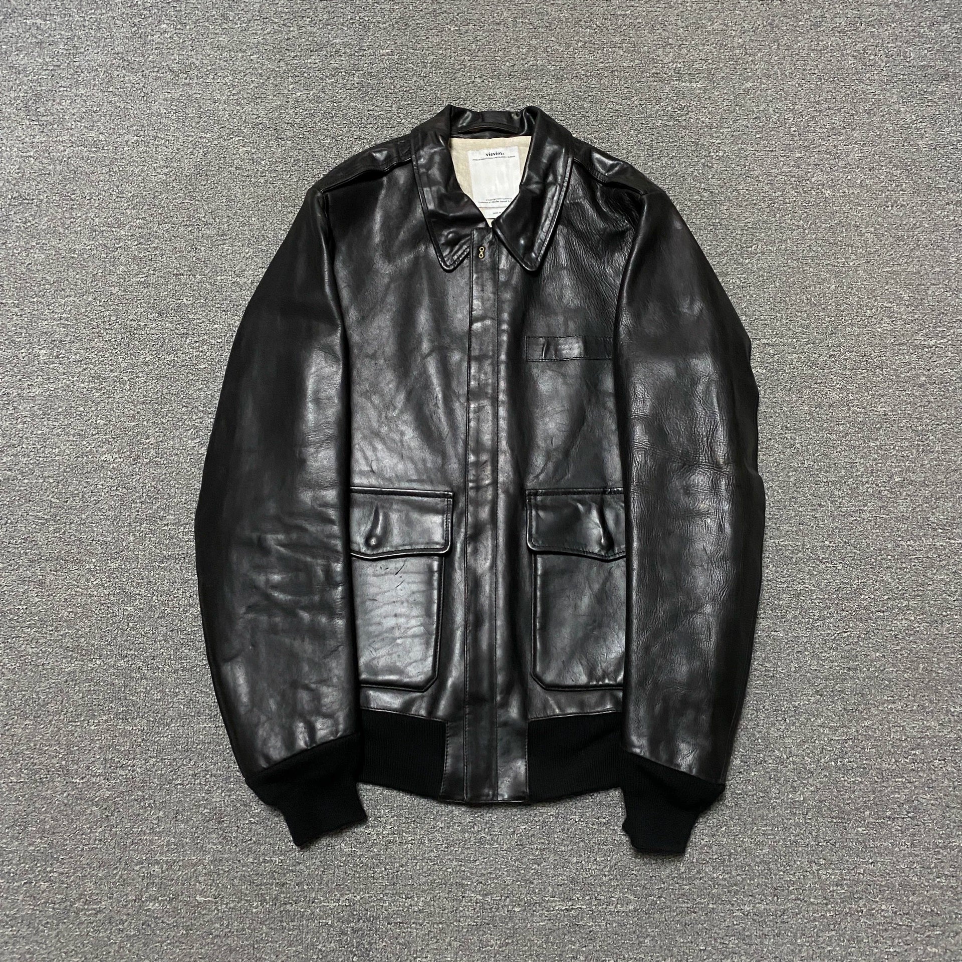 Visvim 12-13FW Elmendorf A2 Leather Jacket