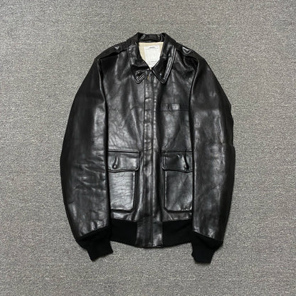 Visvim 12-13FW Elmendorf A2 Leather Jacket