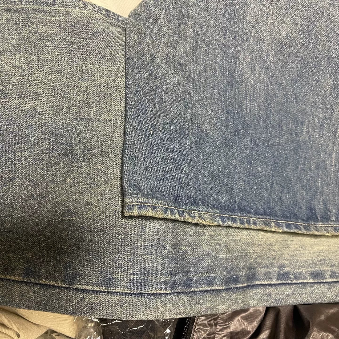 AURALEE Selvedge Faded Heavy Wide Pants