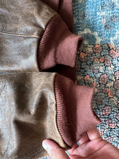 rrl a2 vintage leather jacket