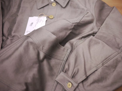 Visvim TRAVAIL COVERALL MOLESKIN GREY